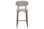 DKD Home Decor Taburete Urban Colección Yamap Beige Nogal Metal y Poliéster 55x52x104 cm (2 Unidades)