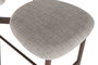 DKD Home Decor Taburete Urban Colección Yamap Beige Nogal Metal y Poliéster 55x52x104 cm (2 Unidades)