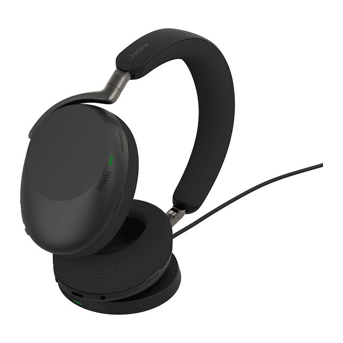 Jabra Evolve3 85 Auriculares Inalámbricos Diadema con Estación de Carga y Link 390a para Oficina, Negro Jabra Evolve3 85 Auriculares Inalámbricos Diadema con Estación de Carga y Link 390a para Oficina, Negro