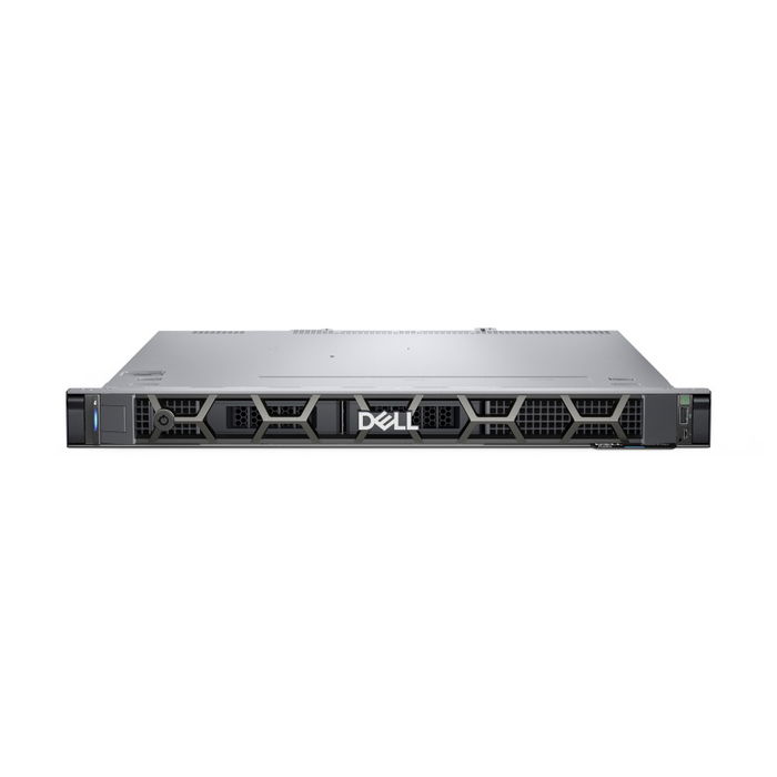 Dell PowerEdge R260 - Servidor Rack 1U con Procesador Intel Xeon 6333P, 16 GB RAM DDR5, 480 GB SSD SATA, 6 Bahías 2.5", PERC H355, Fuente 700W Titanium