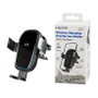 LogiLink Cargador inalámbrico para coche con activación por gravedad, 15W