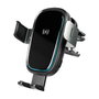 LogiLink Cargador inalámbrico para coche con activación por gravedad, 15W