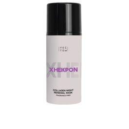Xhekpon Mascarilla Renovadora de Noche con Colágeno Hidrolizado, 30 ml - Exfoliación Suave, Hidratación y Firmeza para Piel Radiante, Con Gluconolactona y Ácido Shikímico