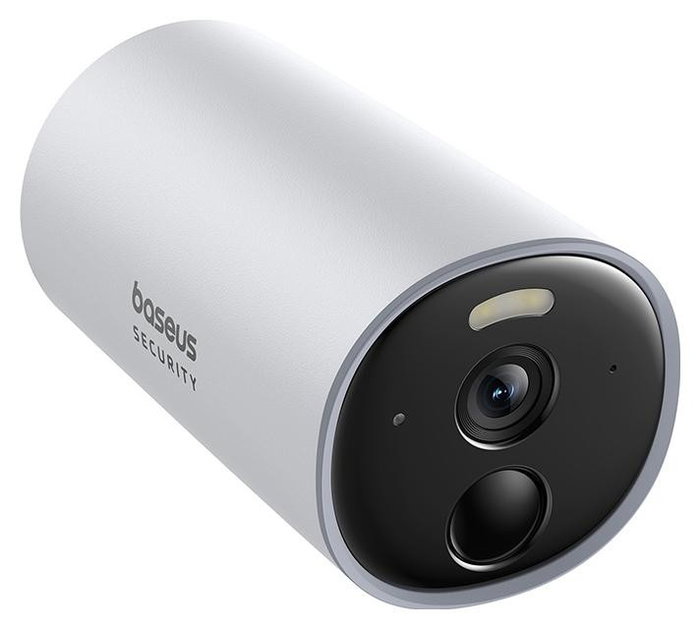 Baseus Security B1 Cámara de Seguridad Exterior 2K Gris claro