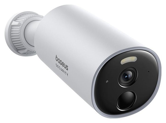 Baseus Security B1 Cámara de Seguridad Exterior 2K Gris claro