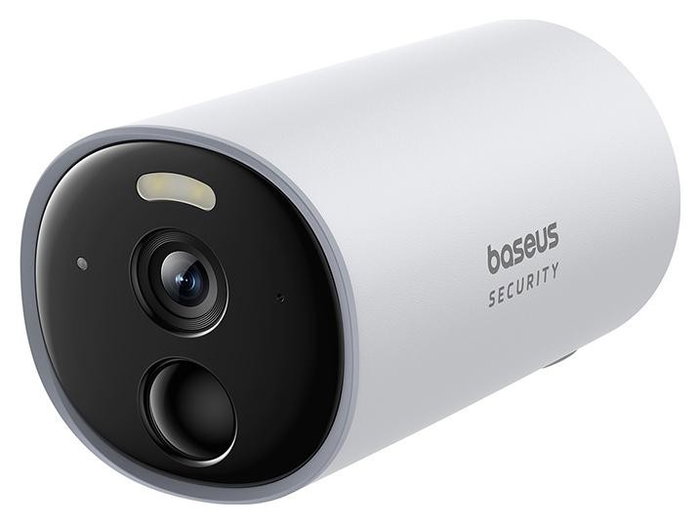 Baseus Security B1 Cámara de Seguridad Exterior 2K Gris claro