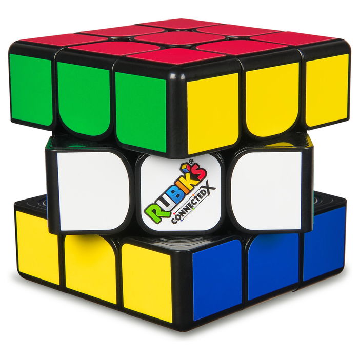 Spin Master Rubik's Connected X - Cubo de Rubik Inteligente Conectable Bluetooth, Multicolor, para Niños y Niñas +8 Años