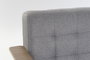 DKD Home Decor Sofá Cama Urban Gris Marrón 203 x 87 x 81 cm