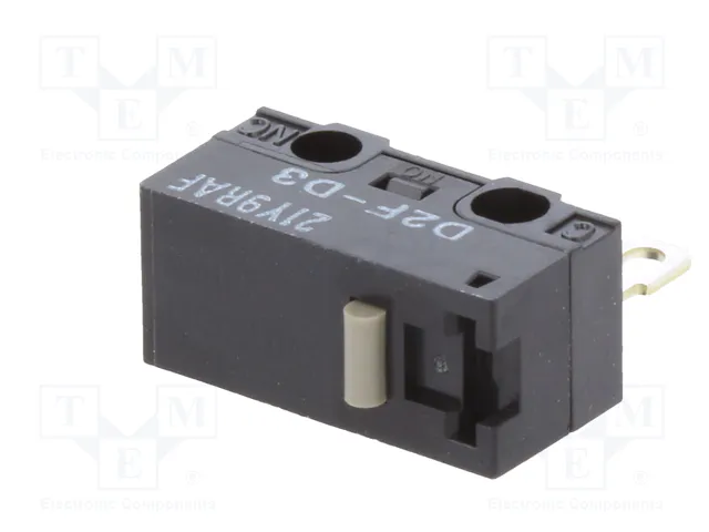 Aratas (Formerly Omron Components) Microconmutador SNAP ACTION D2F SPDT 3A/125VAC