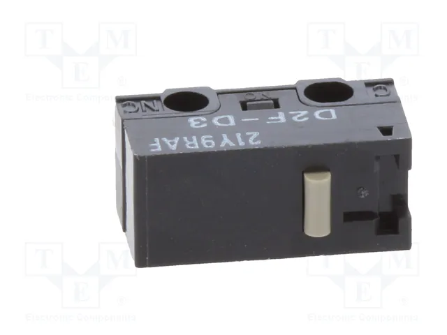 Aratas (Formerly Omron Components) Microconmutador SNAP ACTION D2F SPDT 3A/125VAC