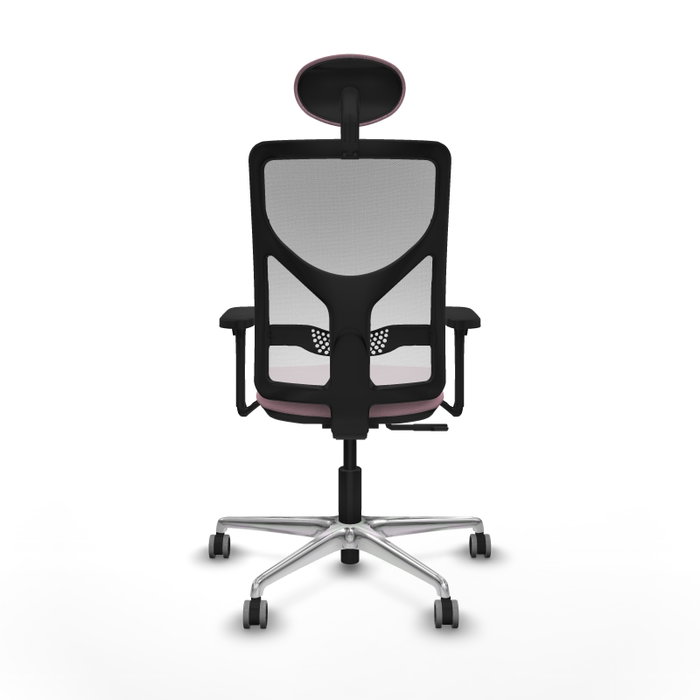 PIQUERAS Y CRESPO Silla de oficina Motilla Rosa y Blanco PIQUERAS Y CRESPO Silla de oficina Motilla Rosa y Blanco