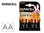 Duracell Pila Alcalina Plus AA Power Boost Blister de 4 ud