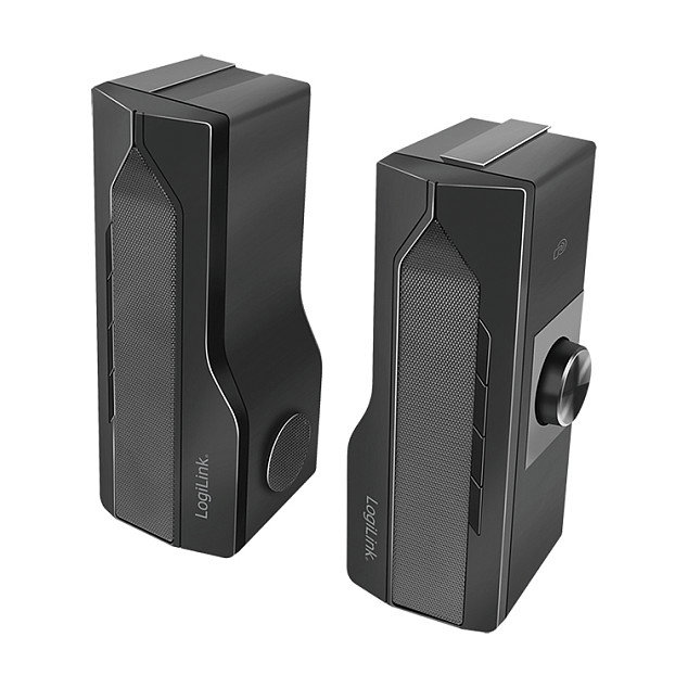 LogiLink Barra de Sonido Activa con Iluminación, 2.0 CH, BT/3.5mm