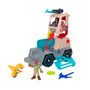 Imaginext JKF46 Vehículo Rescate Jurassic World Trek 'n Transform Juguete +3 Años