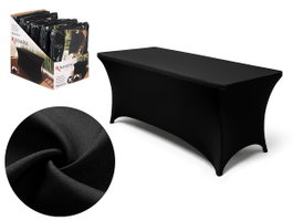 Kinvara Funda Mesa Ajustable Negra 180x75x76 cm (Set de 12)