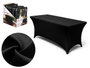 Kinvara Funda Mesa Ajustable Negra 180x75x76 cm (Set de 12)