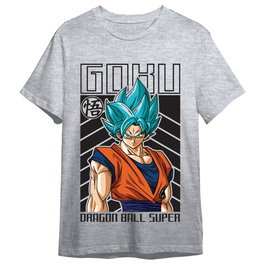 TOEI ANIMATION Camiseta Dragon Ball Super de Goku para Adulto - Talla 2XL - 65% Poliéster 35% Algodón 160gr