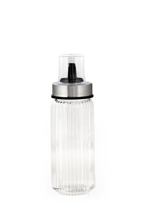 La Mediterranea Aceitera Vidrio Ottico 200 ml con medidas 5.5x5.5x17 cm (24 Unidades)