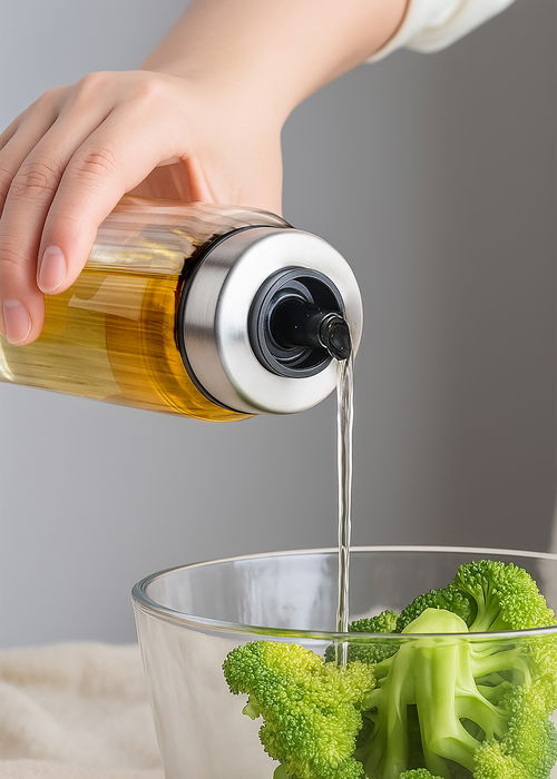 La Mediterranea Aceitera Vidrio Ottico 200 ml con medidas 5.5x5.5x17 cm (24 Unidades)