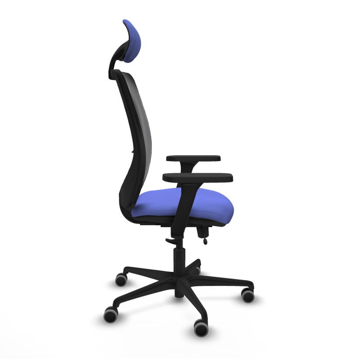 PIQUERAS Y CRESPO Silla de oficina Zulema Azul claro con mecanismo Sincro/Traslack