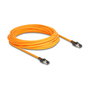 DeLOCK Cable de red RJ45 con función de buscador de puertos USB Type-C™ Cat6a S/FTP 10 m naranja