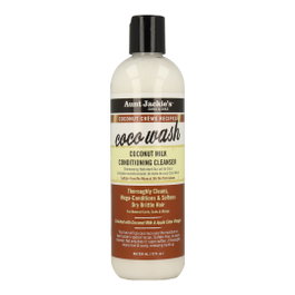 Aunt Jackie's Curls & Coils Coco Wash Limpiador Acondicionador de Leche de Coco Reacondicionado