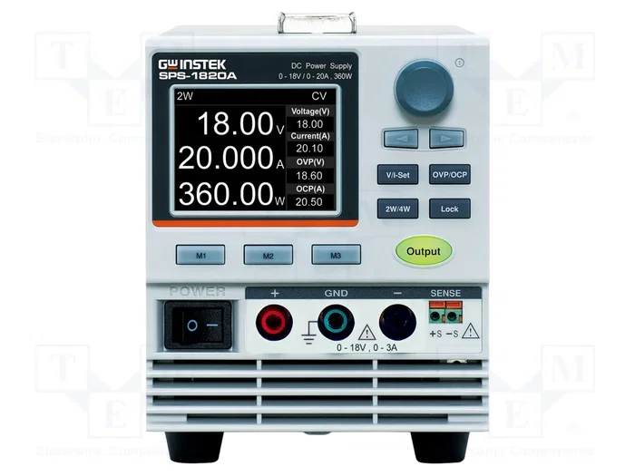 GW INSTEK SPS-1820A Fuente de alimentación de laboratorio 0÷18VDC 0÷20A GW INSTEK SPS-1820A Fuente de alimentación de laboratorio 0÷18VDC 0÷20A