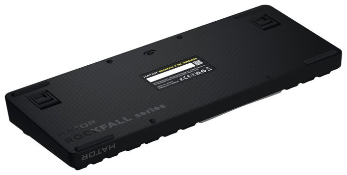 Hator Rockfall 3 TKL HTK850 Teclado Mecánico Inalámbrico USB-C RGB Negro Hator Rockfall 3 TKL HTK850 Teclado Mecánico Inalámbrico USB-C RGB Negro