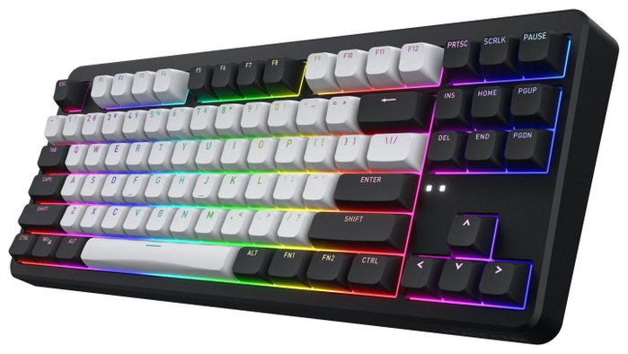 Hator Rockfall 3 TKL HTK850 Teclado Mecánico Inalámbrico USB-C RGB Negro Hator Rockfall 3 TKL HTK850 Teclado Mecánico Inalámbrico USB-C RGB Negro