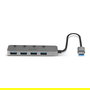 LINDY 43309 Hub USB 3.0 de 4 Puertos Aktiv Gris