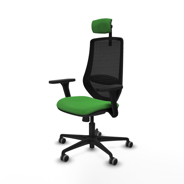 PIQUERAS Y CRESPO Silla de oficina Mardos con mecanismo Sincro, Verde y Negro PIQUERAS Y CRESPO Silla de oficina Mardos con mecanismo Sincro, Verde y Negro