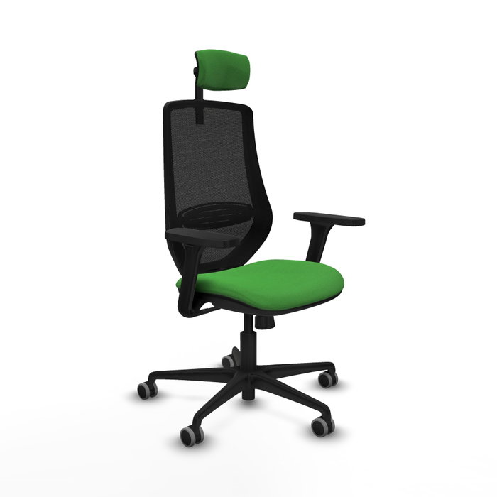 PIQUERAS Y CRESPO Silla de oficina Mardos con mecanismo Sincro, Verde y Negro PIQUERAS Y CRESPO Silla de oficina Mardos con mecanismo Sincro, Verde y Negro