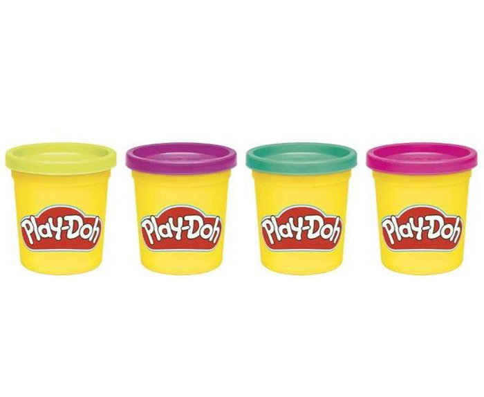 Hasbro Pack de 4 botes Play-Doh