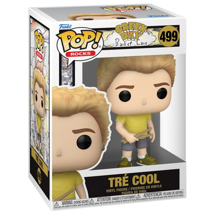 Funko Figura POP! Rocks Green Day Tre Cool (Basket Case)