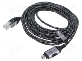 GOOBAY Adaptador de red USB-C a RJ45 slim, 5m