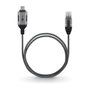Goobay Adaptador de red USB-C 3.2 Gen2 a RJ-45, 5 metros, negro/gris