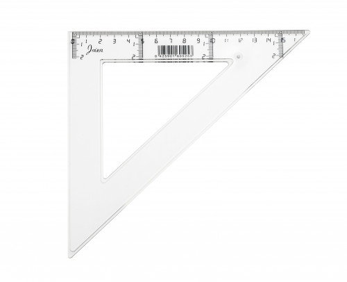 Faibo Escuadra 41225 Transparente en Plástico Inyectado Graduado y Biselado 25 cm Faibo Escuadra 41225 Transparente en Plástico Inyectado Graduado y Biselado 25 cm
