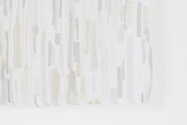 DKD Home Decor Cortina Visillo Poliester Verde Blanco 270 x 140 cm (2 Unidades)