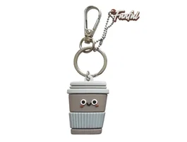 Funful Memoria USB Llavero Café 32GB con Adaptador USB C Compatible Windows macOS Linux