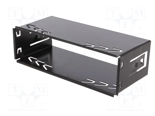 4CARMEDIA Semi-bastidor de montaje de radio 1 DIN para JVC, negro 4CARMEDIA Semi-bastidor de montaje de radio 1 DIN para JVC, negro