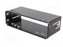 4CARMEDIA Semi-bastidor de montaje de radio 1 DIN para JVC, negro