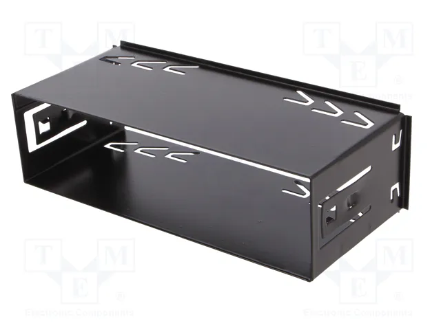 4CARMEDIA Semi-bastidor de montaje de radio 1 DIN para JVC, negro 4CARMEDIA Semi-bastidor de montaje de radio 1 DIN para JVC, negro