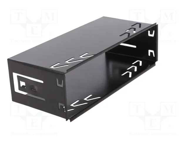 4CARMEDIA Semi-bastidor de montaje de radio 1 DIN para JVC, negro 4CARMEDIA Semi-bastidor de montaje de radio 1 DIN para JVC, negro