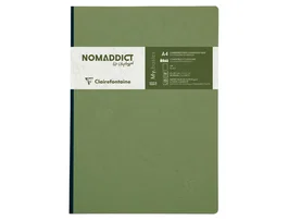 Clairefontaine Age Bag Din A4 Verde 192 páginas lisas