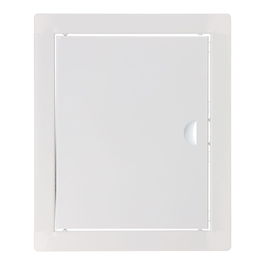 Edm Tapa de registro rectangular acero empotrable 20x25cm blanca