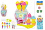 Color Baby Cubo de playa 18 cm con 20 accesorios para niños