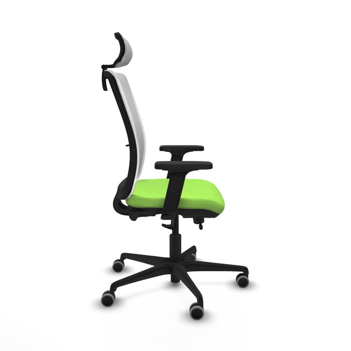PIQUERAS Y CRESPO Silla de oficina Haches Pistacho y Blanco PIQUERAS Y CRESPO Silla de oficina Haches Pistacho y Blanco
