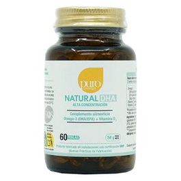PURO OMEGA Natural DHA alta concentración 60 perlas