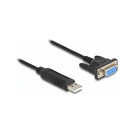 DeLOCK Adaptador USB 2.0 a Serie RS-232 Sub-D 9 pines, 50 cm
