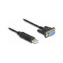 DeLOCK Adaptador USB 2.0 a Serie RS-232 Sub-D 9 pines, 50 cm